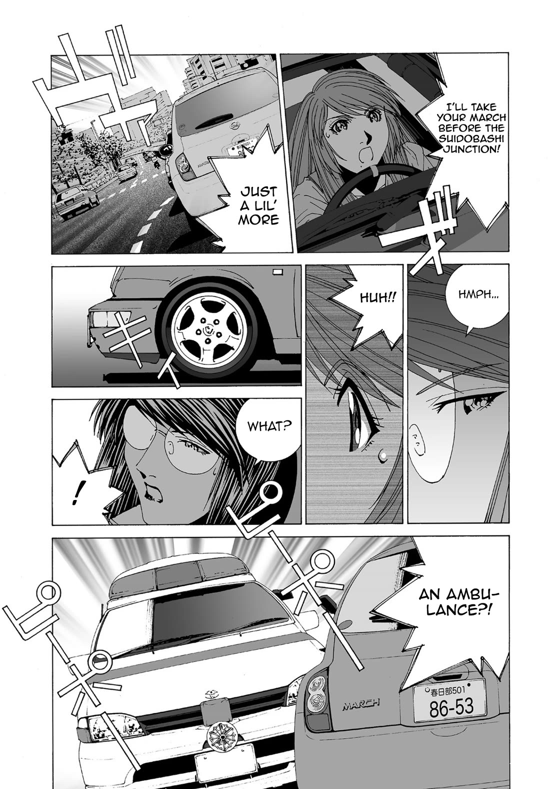 Kanojo no Carrera Chapter 64 page 12 - Chapter 64: Porsche VS March