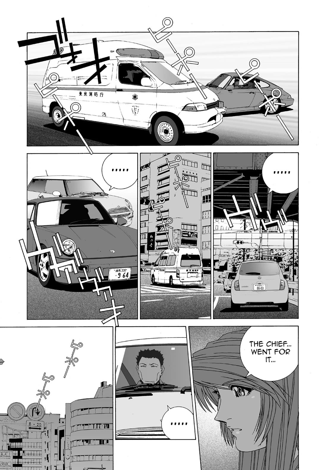 Kanojo no Carrera Chapter 64 page 13 - Chapter 64: Porsche VS March