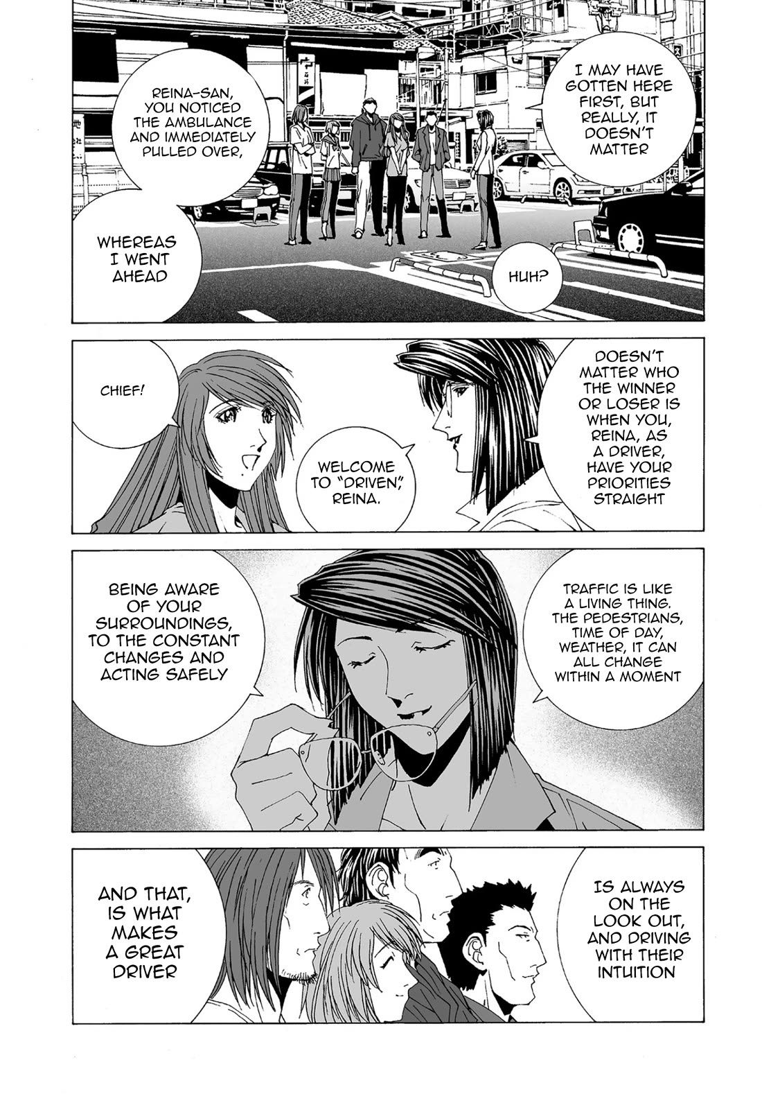 Kanojo no Carrera Chapter 64 page 14 - Chapter 64: Porsche VS March