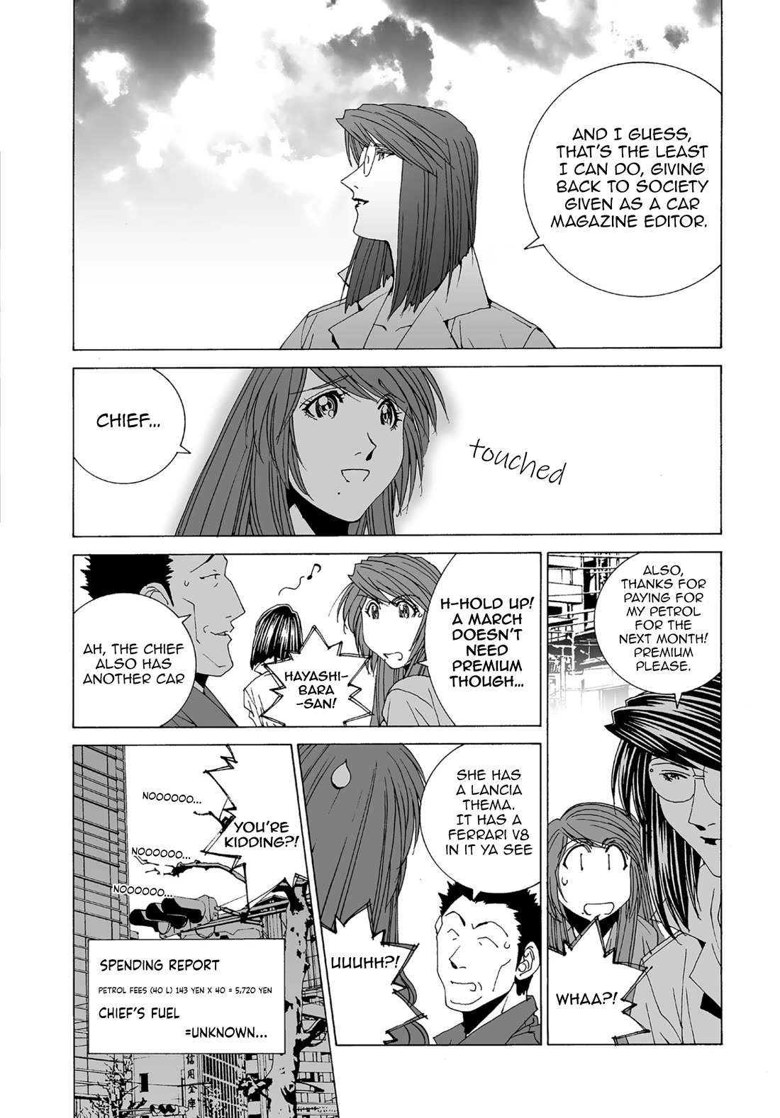 Kanojo no Carrera Chapter 64 page 16 - Chapter 64: Porsche VS March