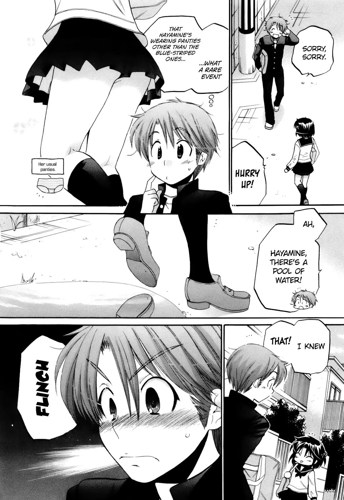 Kanojo no Kagi wo Akeru Houhou Chapter 12 page 6 - Chapter 12: If there's no panties, why not just draw blue stripes?