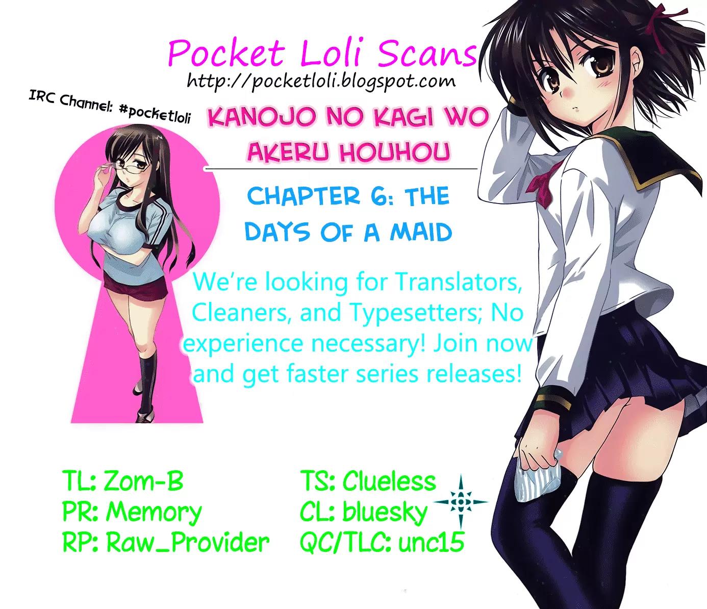 Kanojo no Kagi wo Akeru Houhou Chapter 6 page 1 - Chapter 6: The Days of a Maid