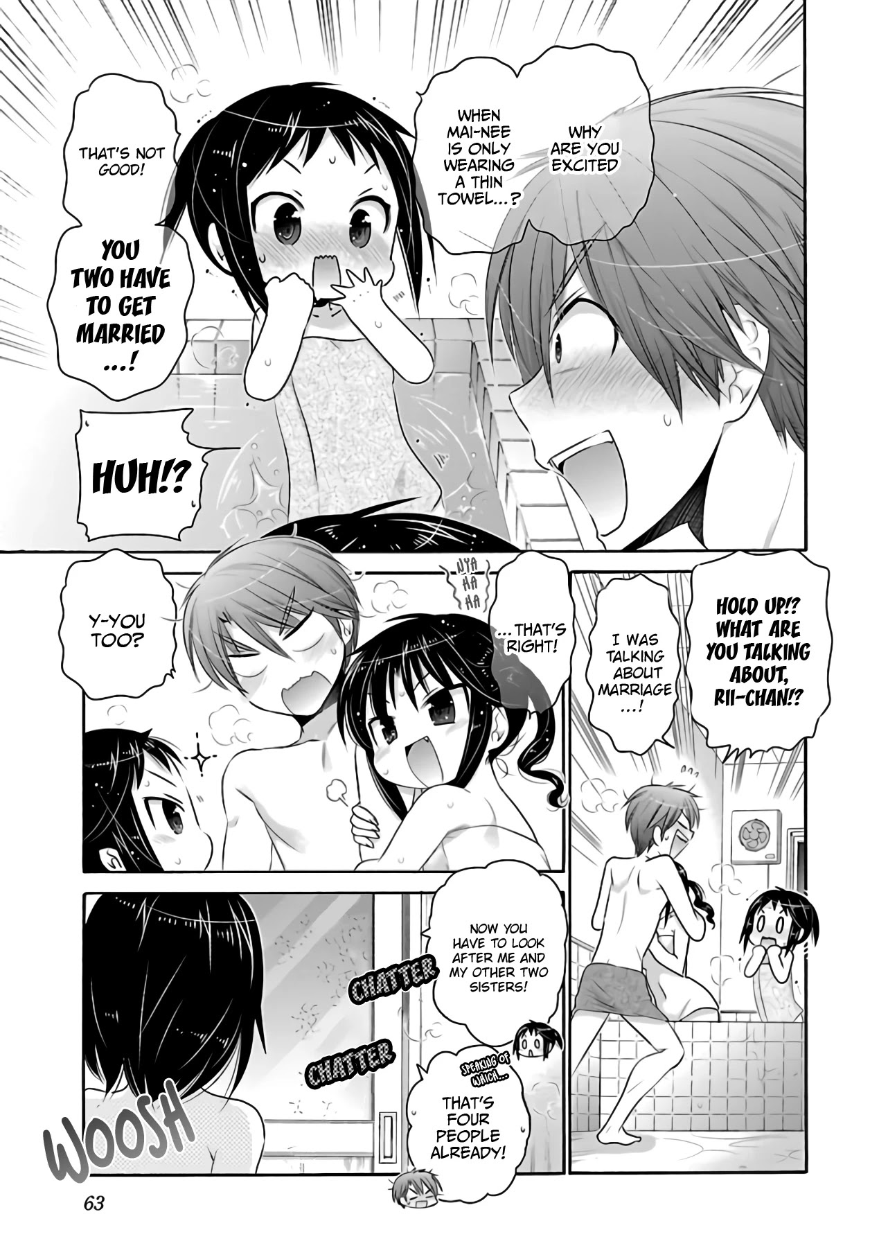 Kanojo no Kagi wo Akeru Houhou Chapter 65 page 12 - Chapter 65: Key 65: Let's take a bath with Mai-chan's little sister