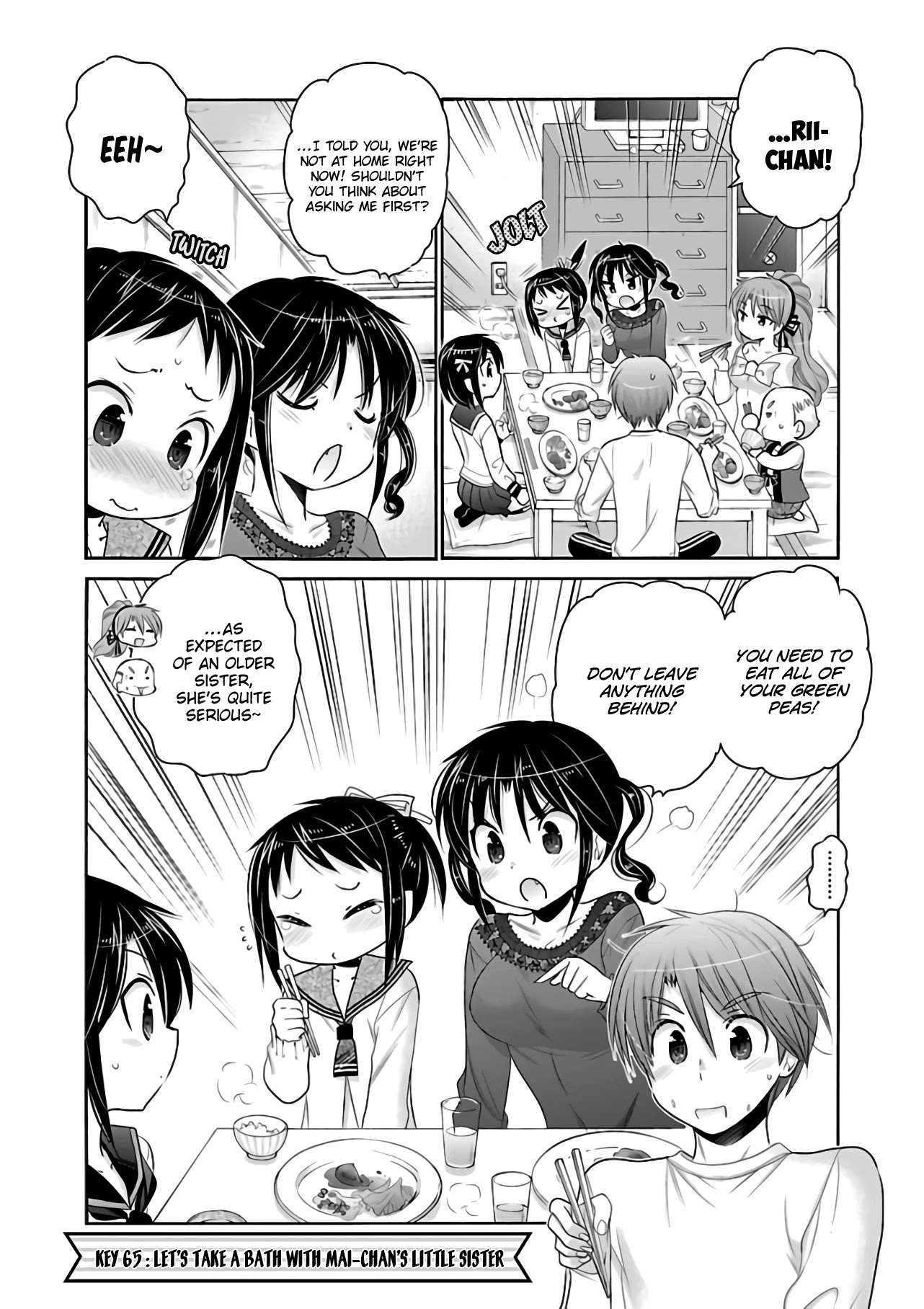 Kanojo no Kagi wo Akeru Houhou Chapter 65 page 3 - Chapter 65: Key 65: Let's take a bath with Mai-chan's little sister