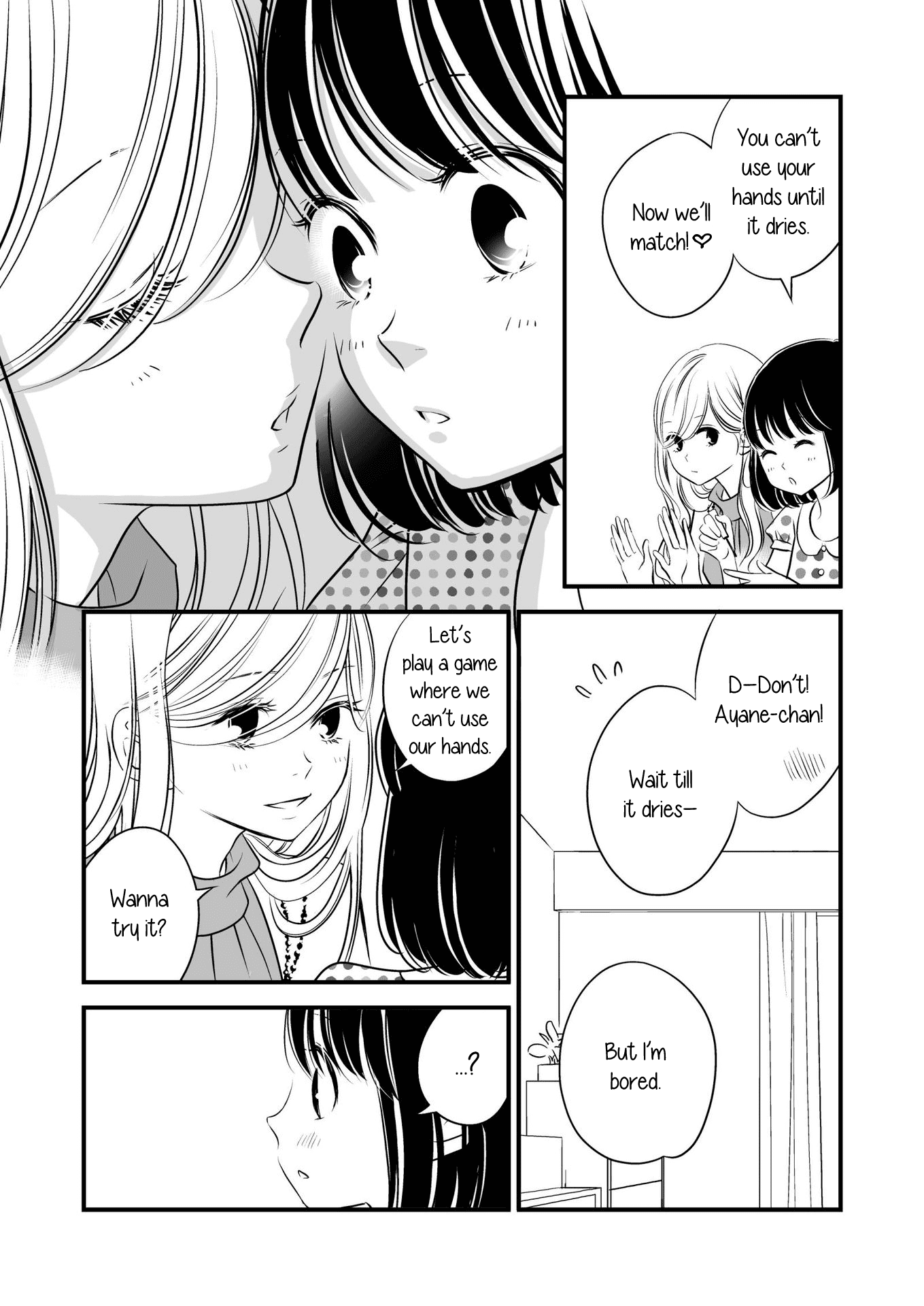 Kanojo no Kuchidzuke Kansensuru Libido Chapter 9.1 page 3 - Chapter 9.1: The Whole Story of Her Nails Drying