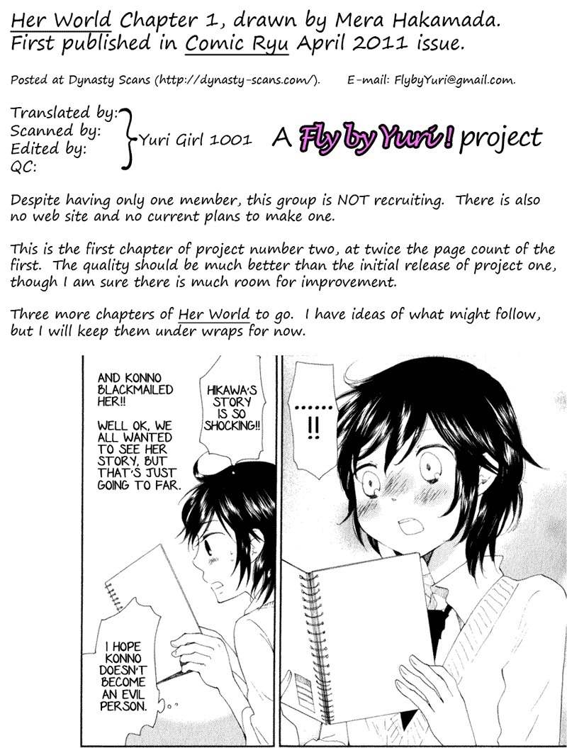 Kanojo no Sekai Chapter 1 page 40 - Chapter 1