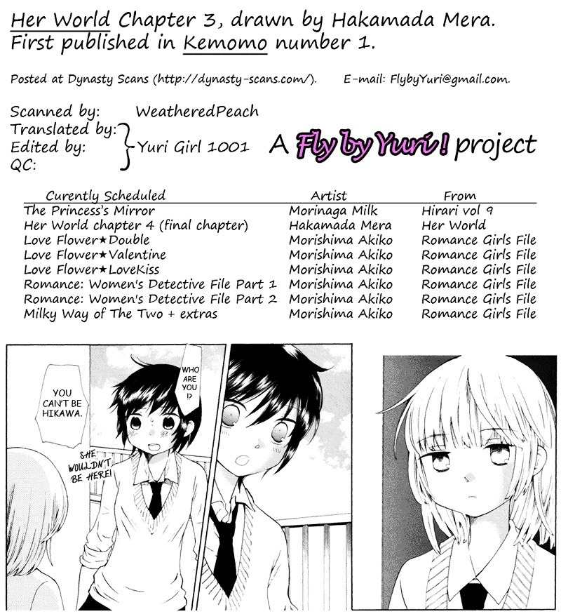 Kanojo no Sekai Chapter 3 page 39 - Chapter 3