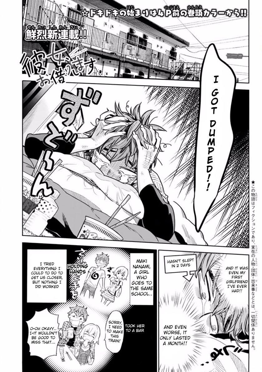Kanojo, Okarishimasu Chapter 1 page 3 - Chapter 1: The Girlfriend, Chizuru Mizuhara