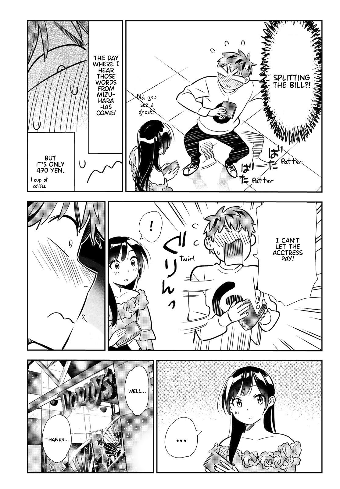 Kanojo, Okarishimasu Chapter 104 page 12 - Chapter 104: The Girlfriend, and Splitting the Bill