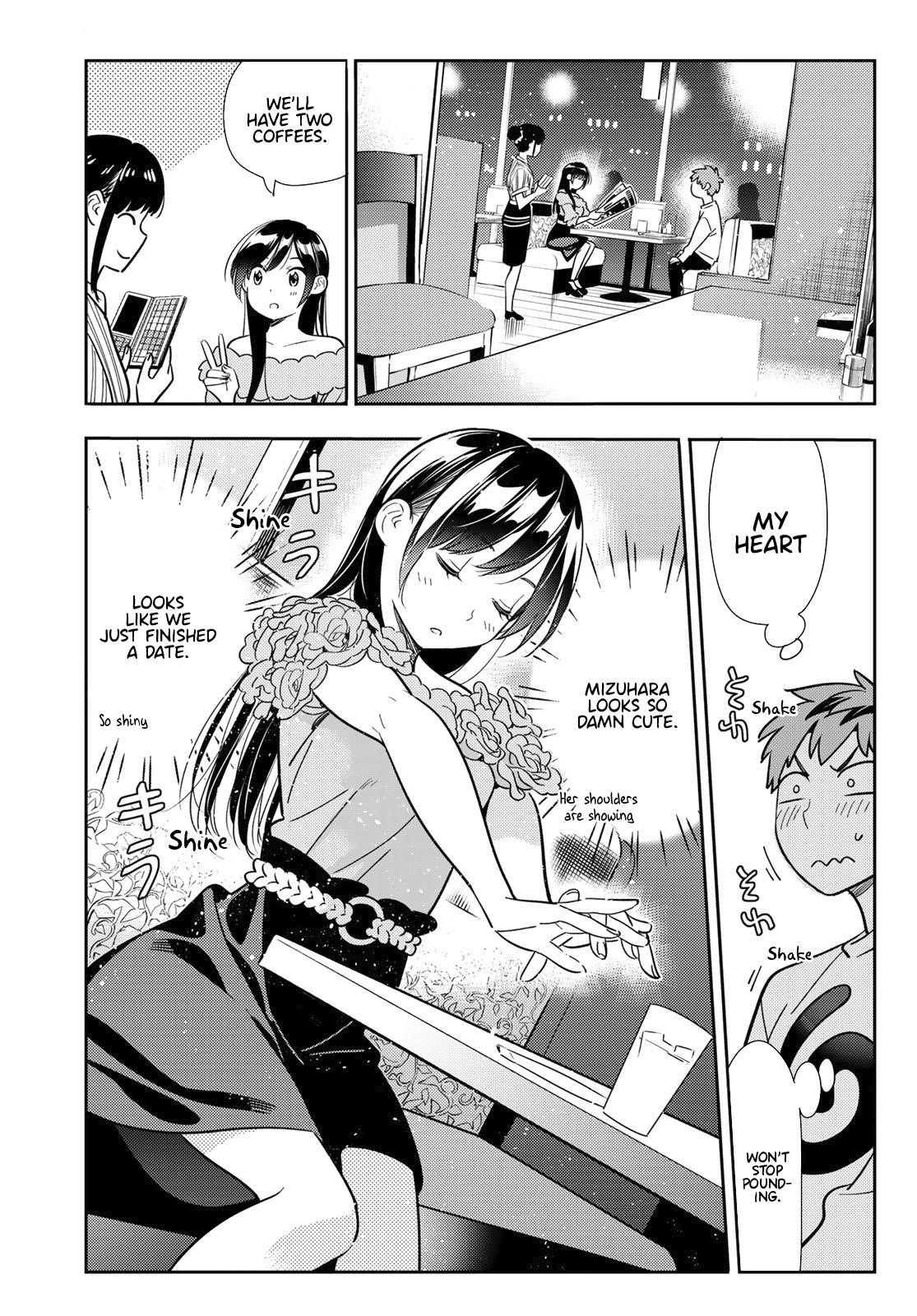 Kanojo, Okarishimasu Chapter 104 page 3 - Chapter 104: The Girlfriend, and Splitting the Bill