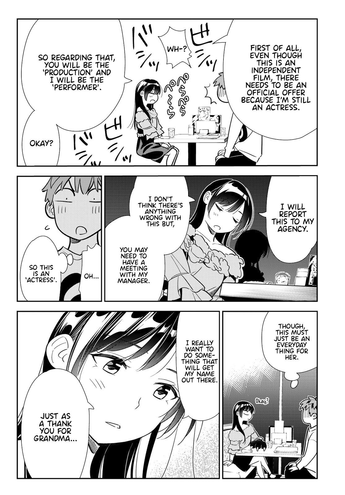 Kanojo, Okarishimasu Chapter 104 page 5 - Chapter 104: The Girlfriend, and Splitting the Bill