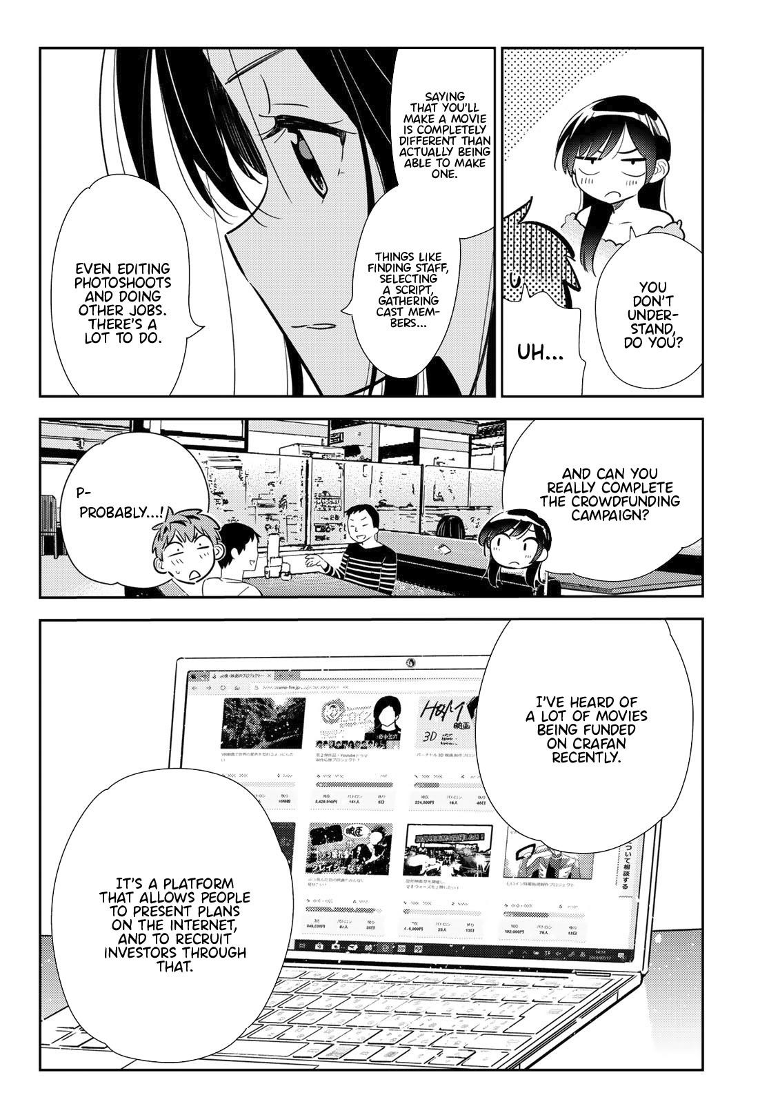 Kanojo, Okarishimasu Chapter 104 page 7 - Chapter 104: The Girlfriend, and Splitting the Bill