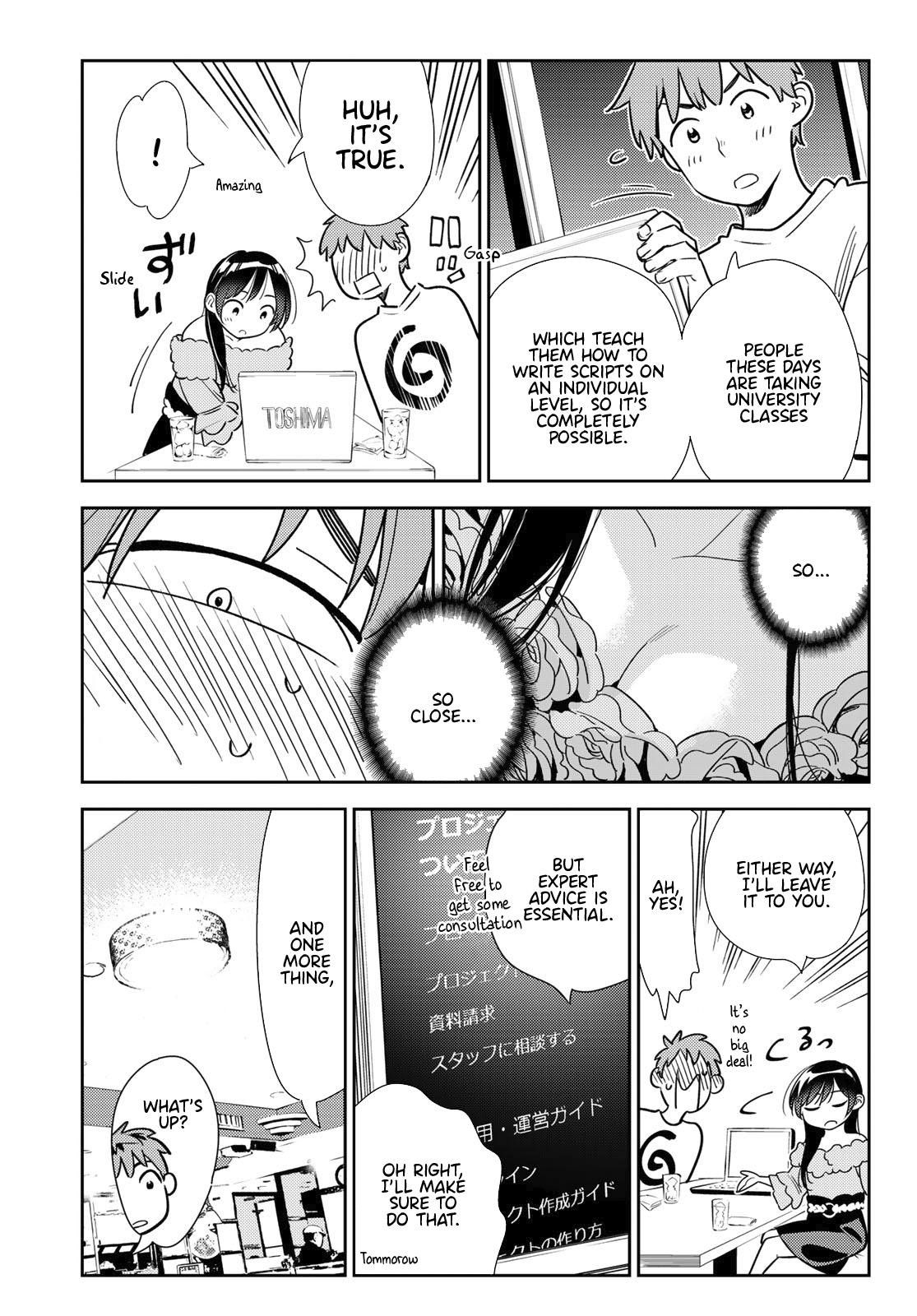 Kanojo, Okarishimasu Chapter 104 page 8 - Chapter 104: The Girlfriend, and Splitting the Bill