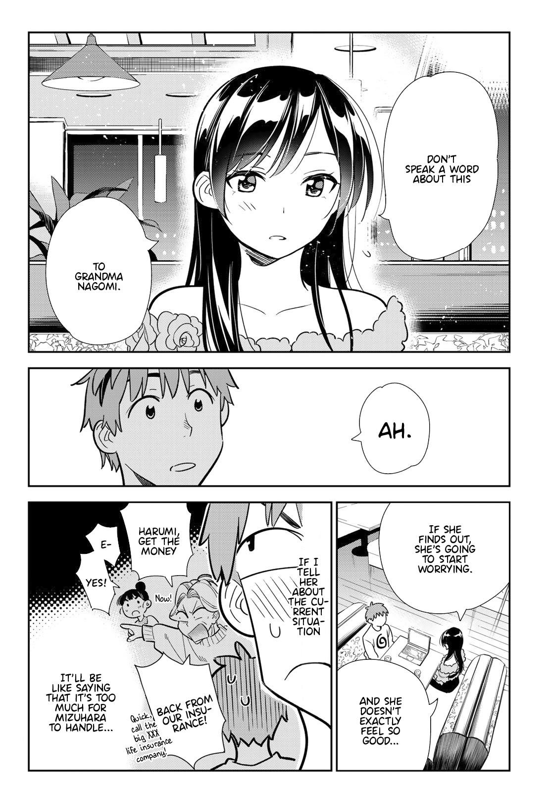 Kanojo, Okarishimasu Chapter 104 page 9 - Chapter 104: The Girlfriend, and Splitting the Bill