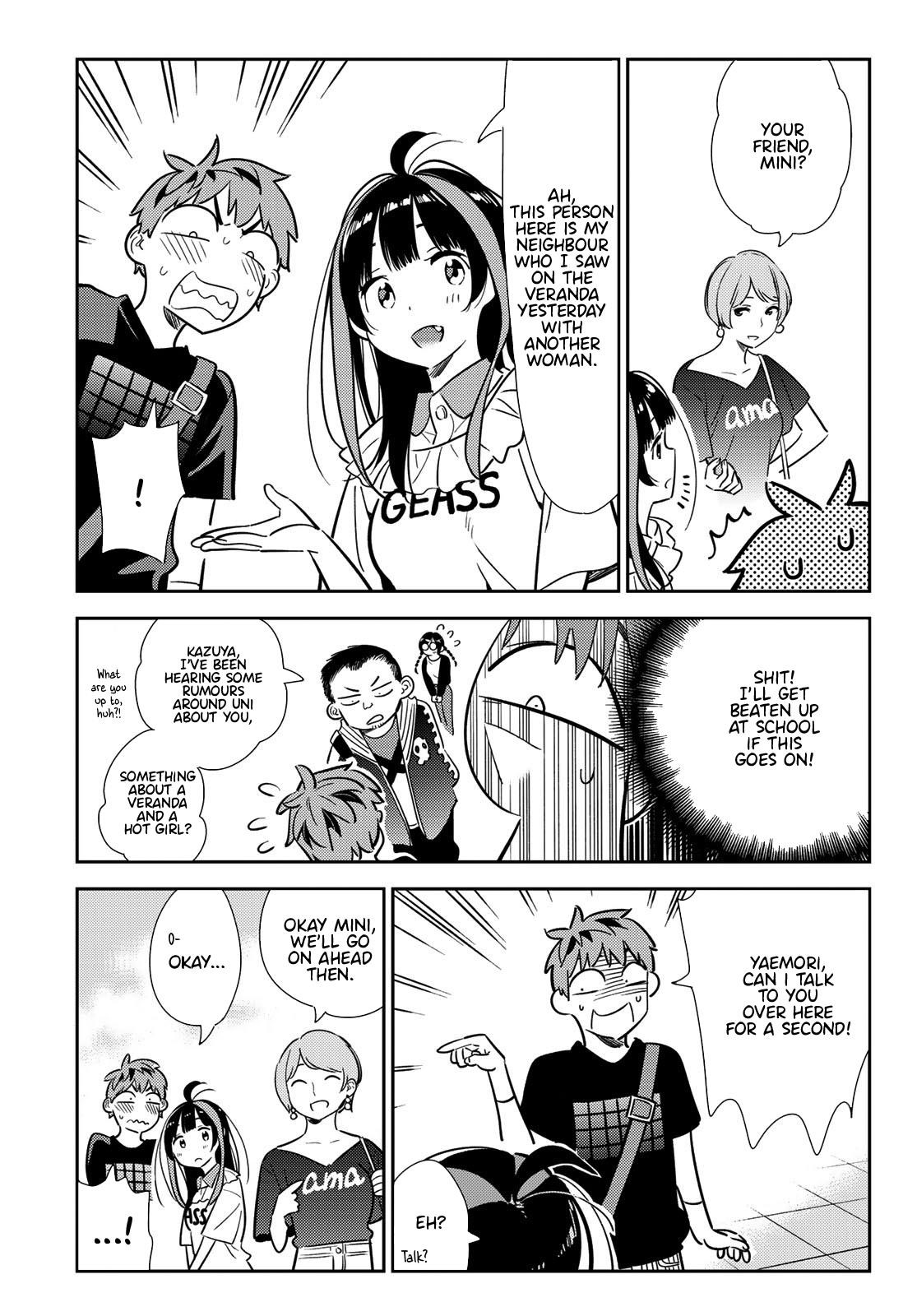 Kanojo, Okarishimasu Chapter 106 page 12 - Chapter 106: The Girlfriend, and the Neighbour 3