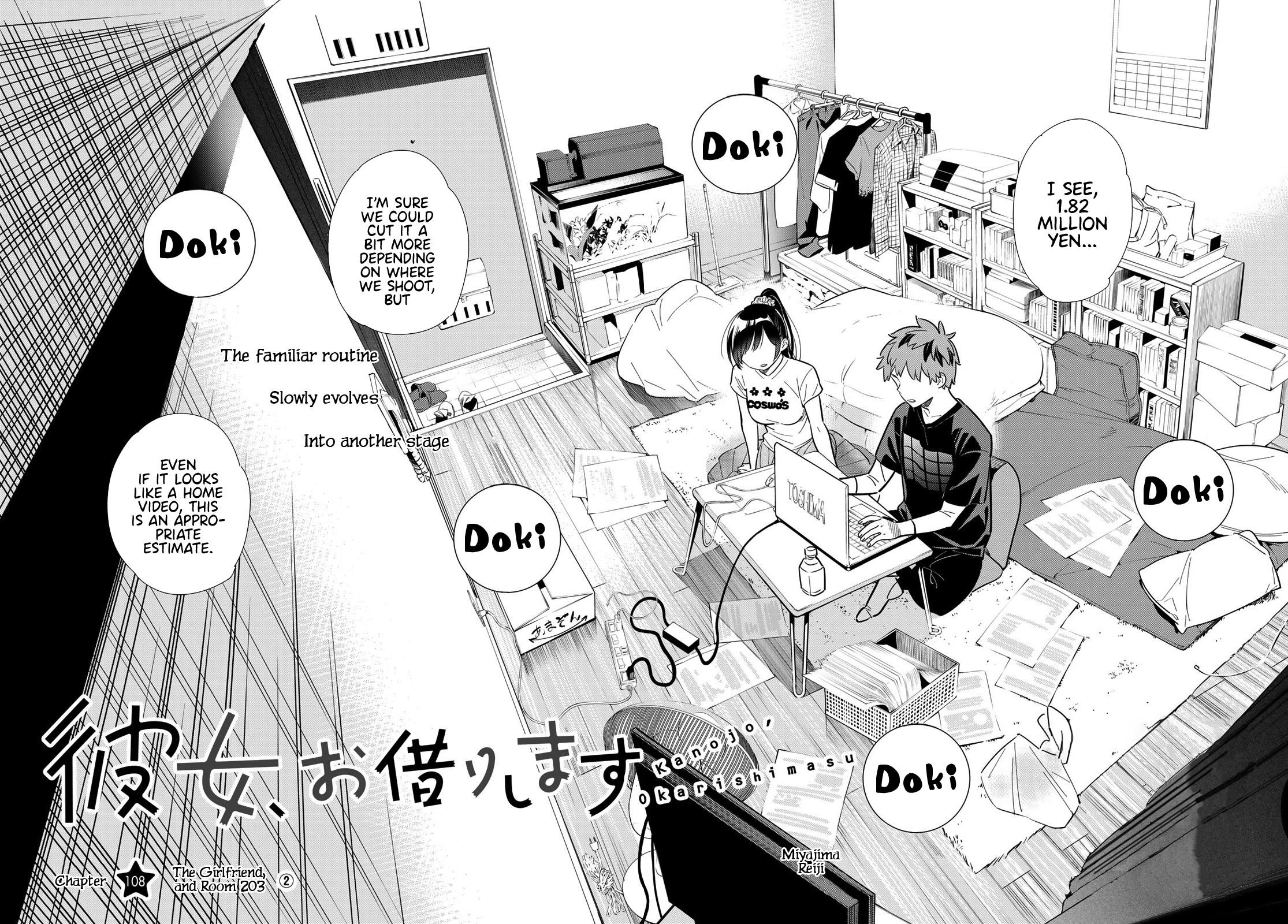 Kanojo, Okarishimasu Chapter 108 page 2 - Chapter 108: The Girlfriend, and Room 203 2