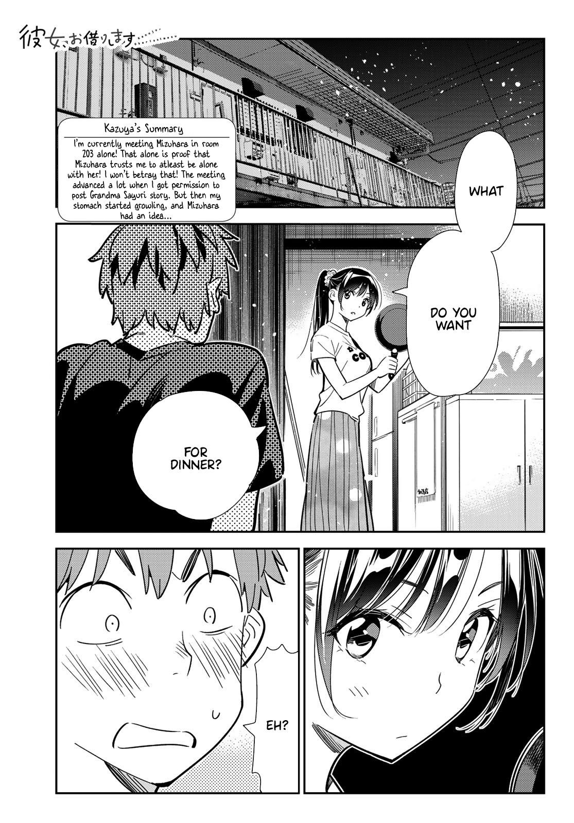 Kanojo, Okarishimasu Chapter 109 page 1 - Chapter 109: The Girlfriend and Omelette Rice