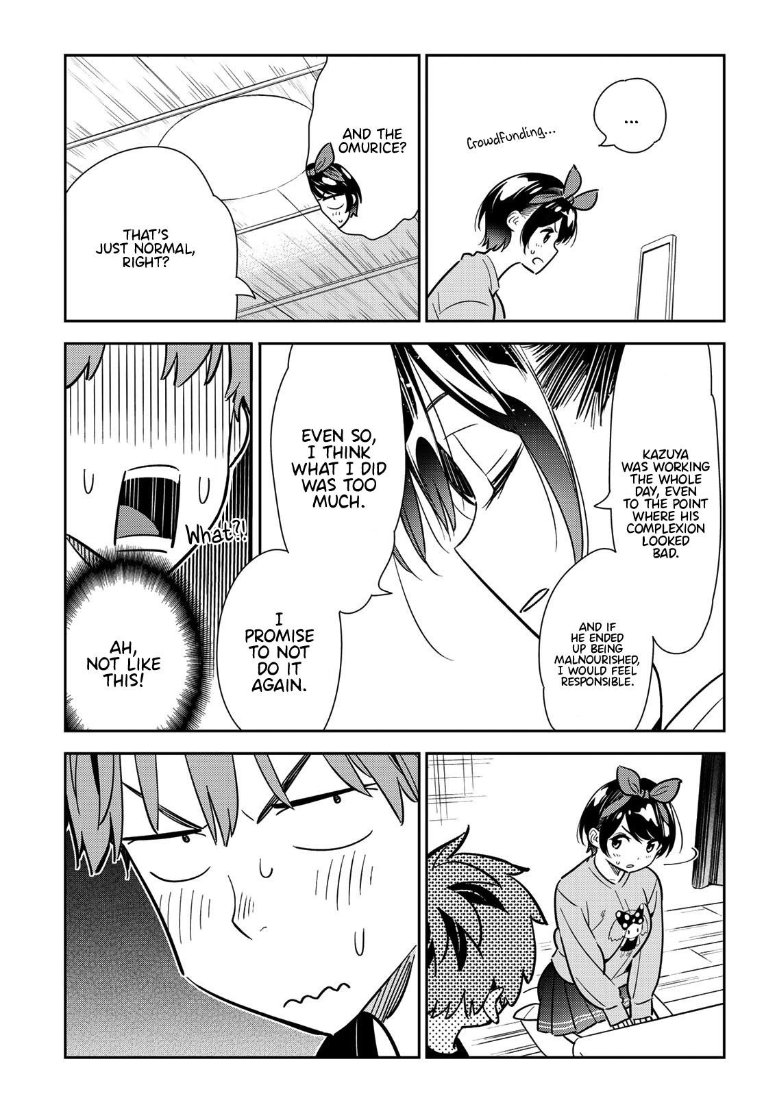 Kanojo, Okarishimasu Chapter 110 page 16 - Chapter 110: The Girlfriend, Room 203, and the other Girlfriend