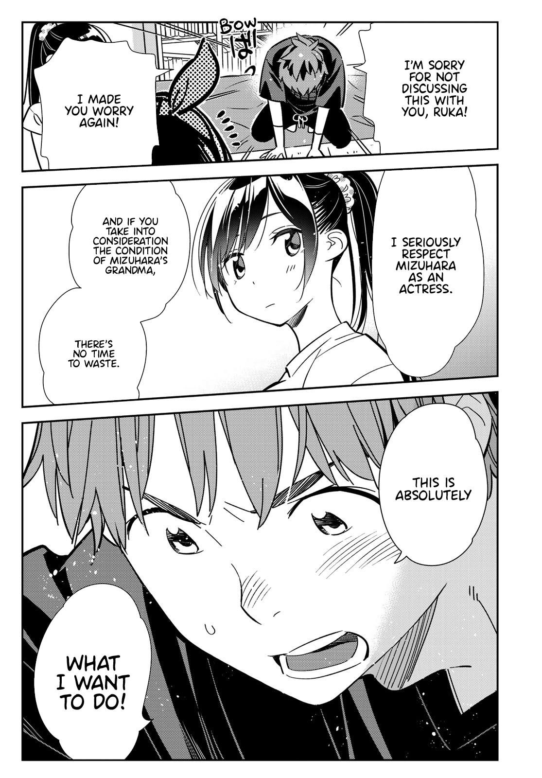 Kanojo, Okarishimasu Chapter 110 page 17 - Chapter 110: The Girlfriend, Room 203, and the other Girlfriend
