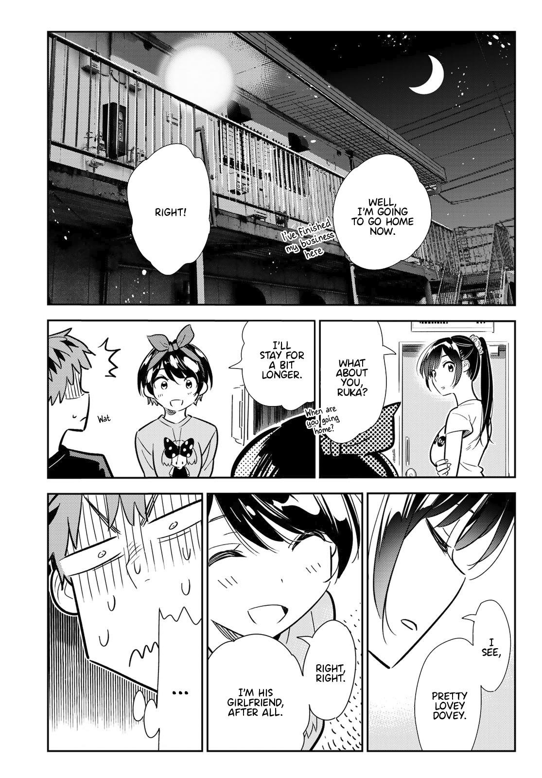Kanojo, Okarishimasu Chapter 111 page 14 - Chapter 111: The Girlfriend, Room 203, and the other Girflriend 2