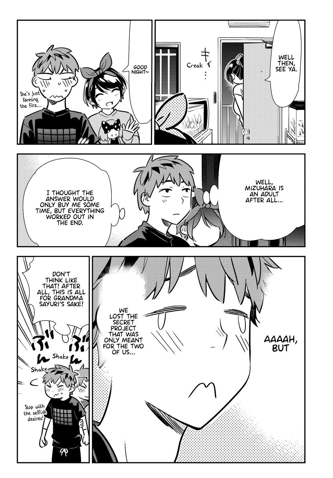 Kanojo, Okarishimasu Chapter 111 page 15 - Chapter 111: The Girlfriend, Room 203, and the other Girflriend 2