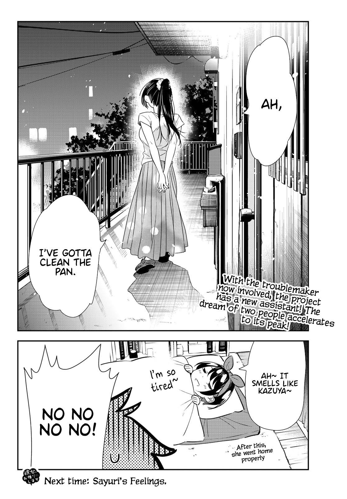 Kanojo, Okarishimasu Chapter 111 page 18 - Chapter 111: The Girlfriend, Room 203, and the other Girflriend 2