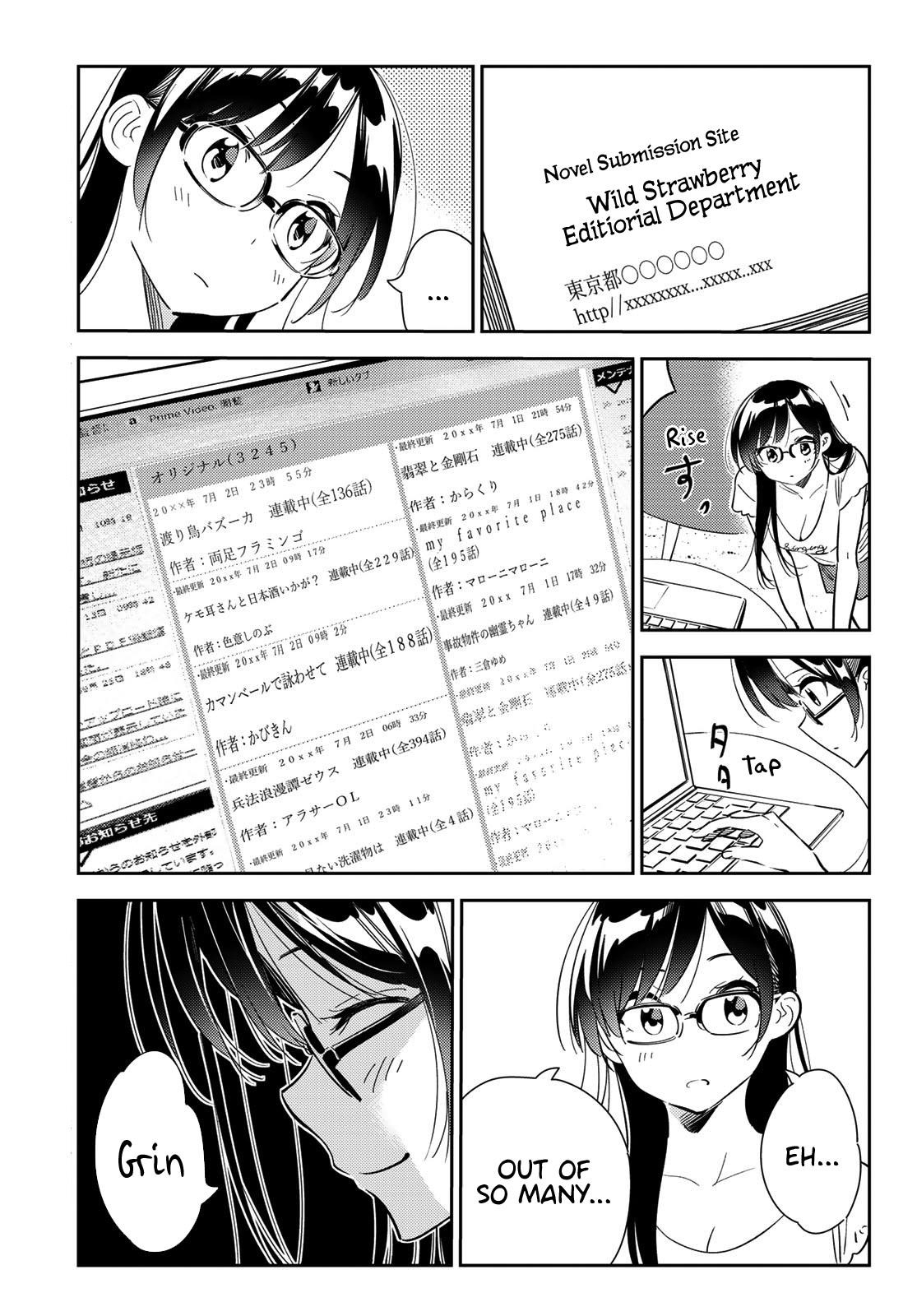 Kanojo, Okarishimasu Chapter 116 page 14 - Chapter 116: The Girlfriend, and the Script