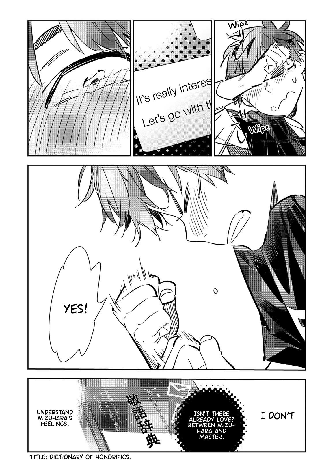 Kanojo, Okarishimasu Chapter 116 page 17 - Chapter 116: The Girlfriend, and the Script
