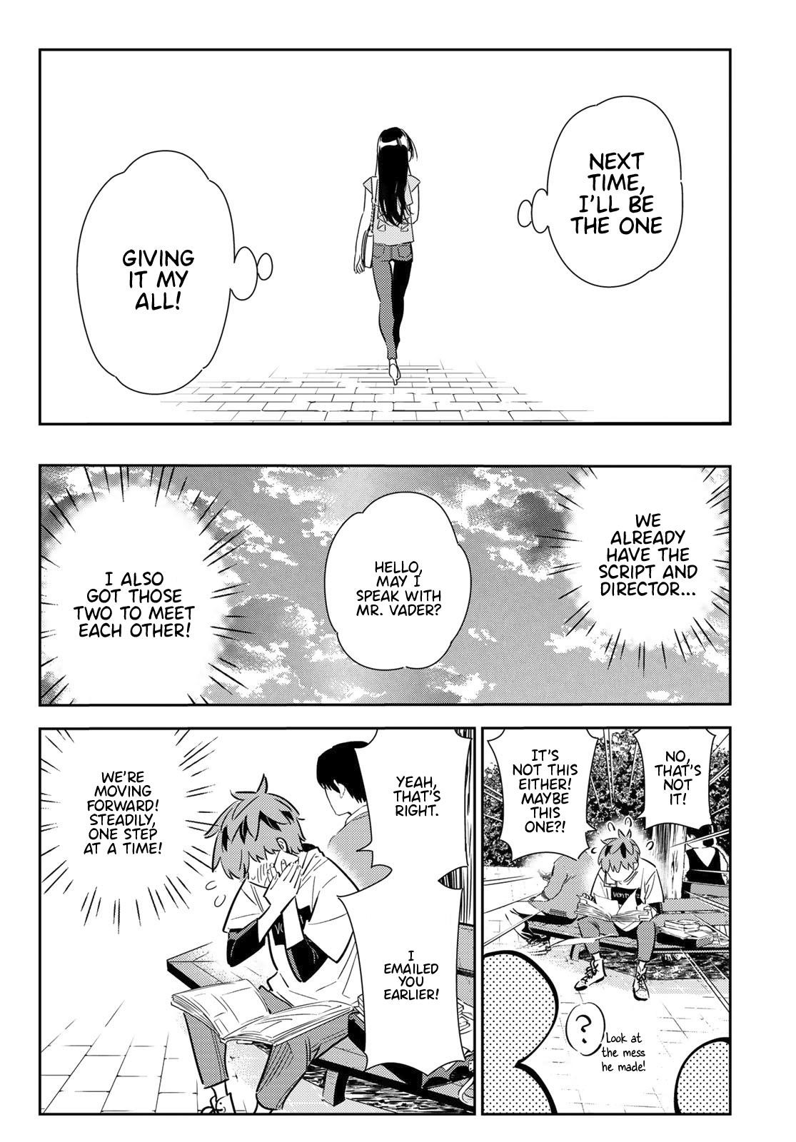 Kanojo, Okarishimasu Chapter 117 page 16 - Chapter 117: The Girlfriend, and the Director