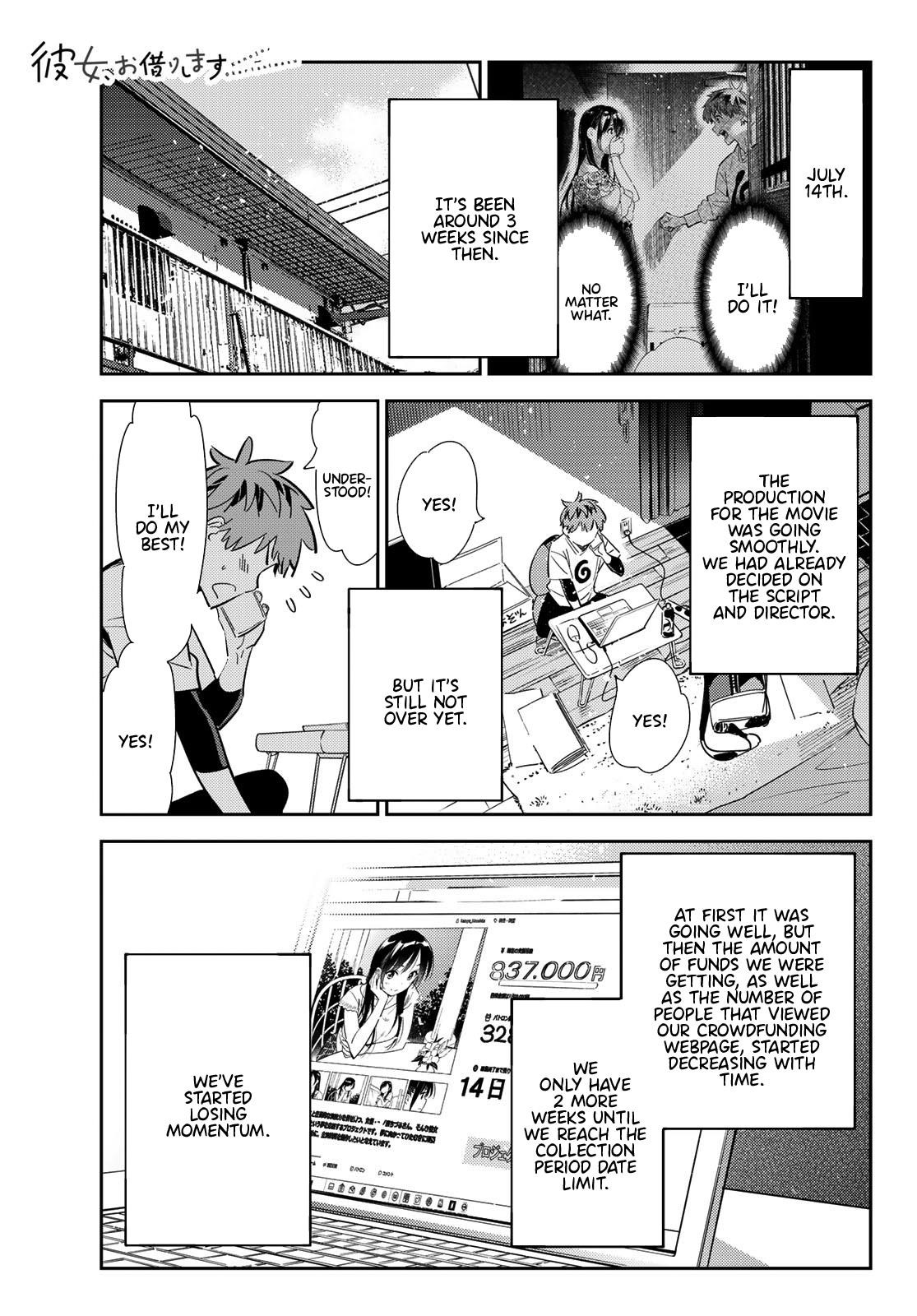 Kanojo, Okarishimasu Chapter 118 page 1 - Chapter 118: The Girlfriend, the Girlfriend and the Girlfriend