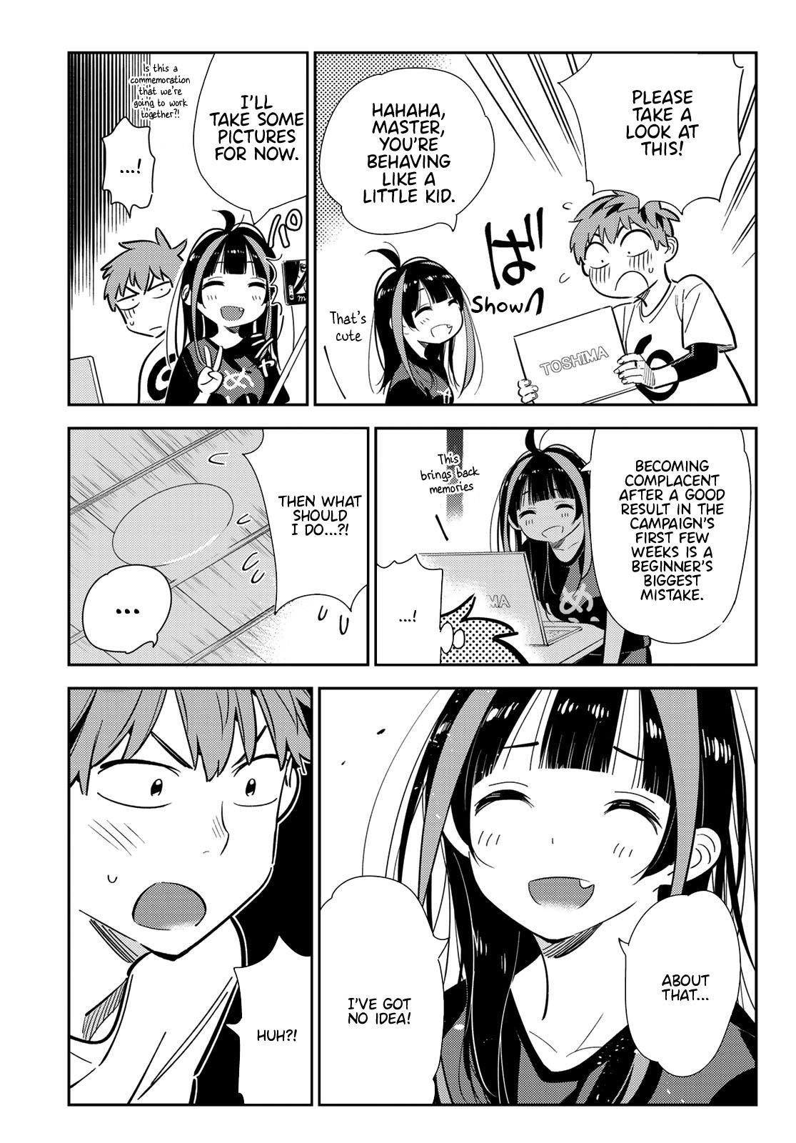 Kanojo, Okarishimasu Chapter 118 page 12 - Chapter 118: The Girlfriend, the Girlfriend and the Girlfriend
