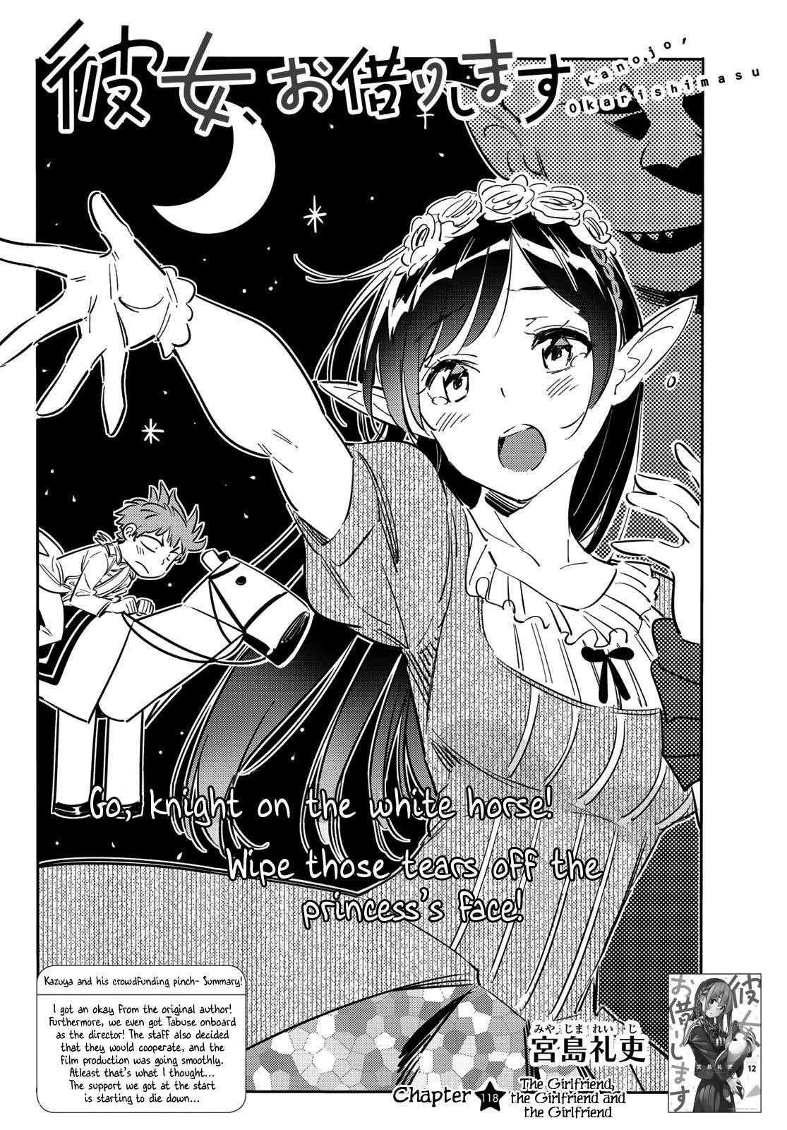 Kanojo, Okarishimasu Chapter 118 page 2 - Chapter 118: The Girlfriend, the Girlfriend and the Girlfriend