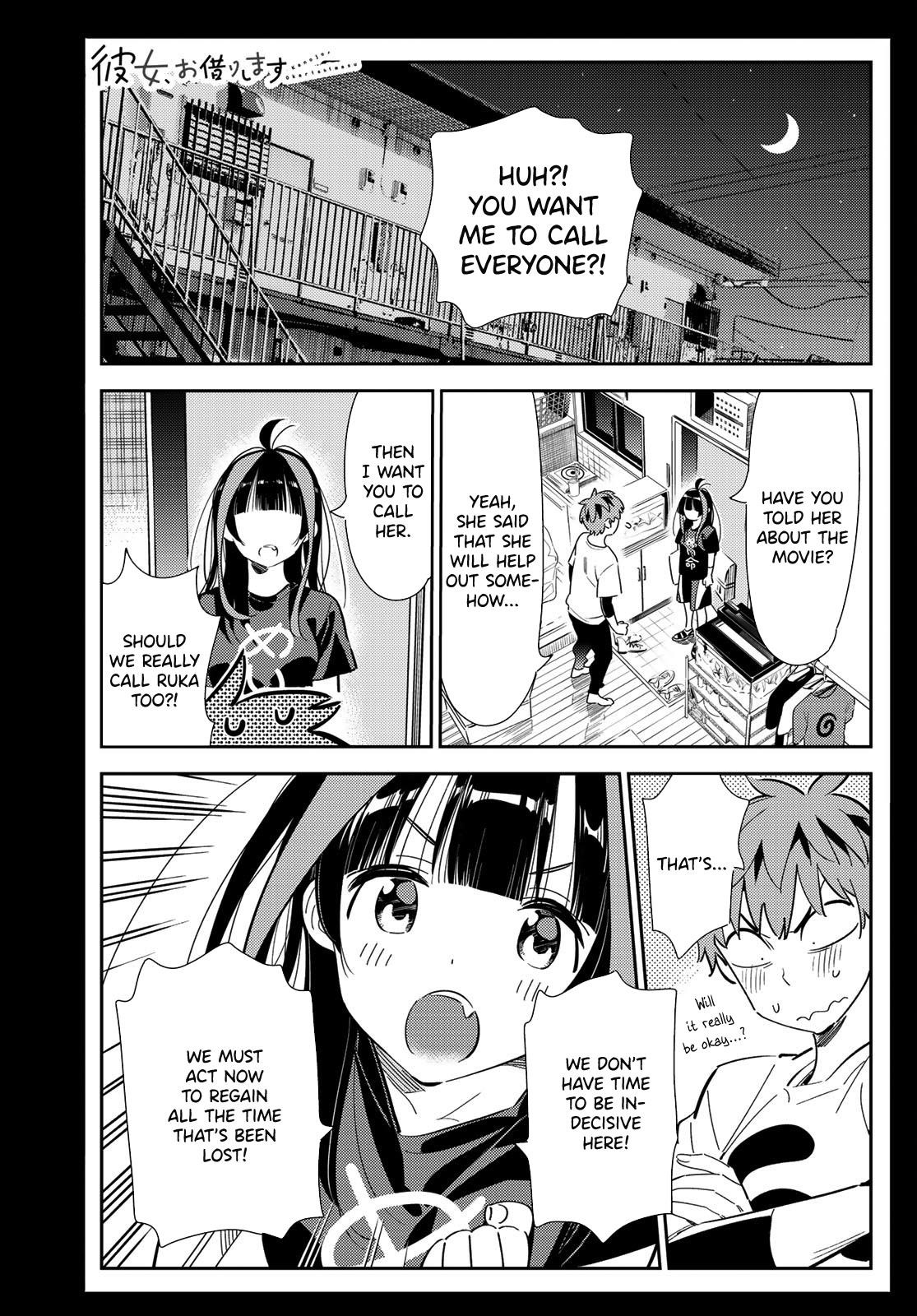 Kanojo, Okarishimasu Chapter 119 page 1 - Chapter 119: The Girlfriend, the Girlfriend and the Girlfriend 2