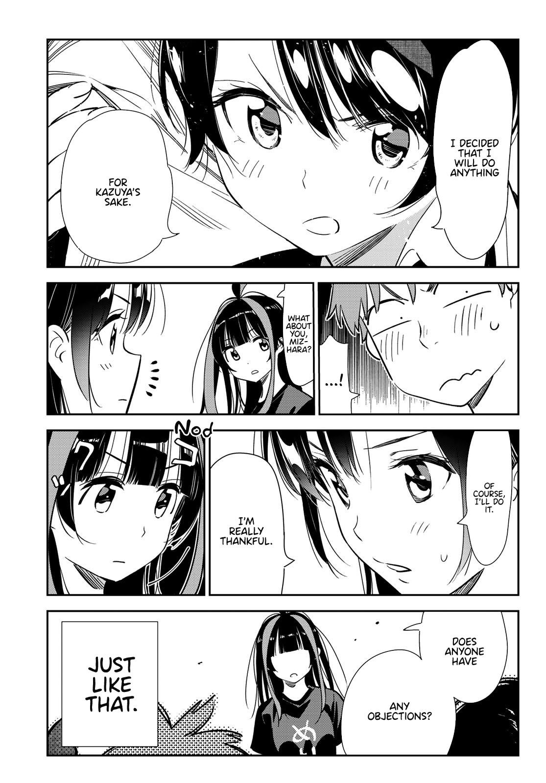 Kanojo, Okarishimasu Chapter 119 page 19 - Chapter 119: The Girlfriend, the Girlfriend and the Girlfriend 2