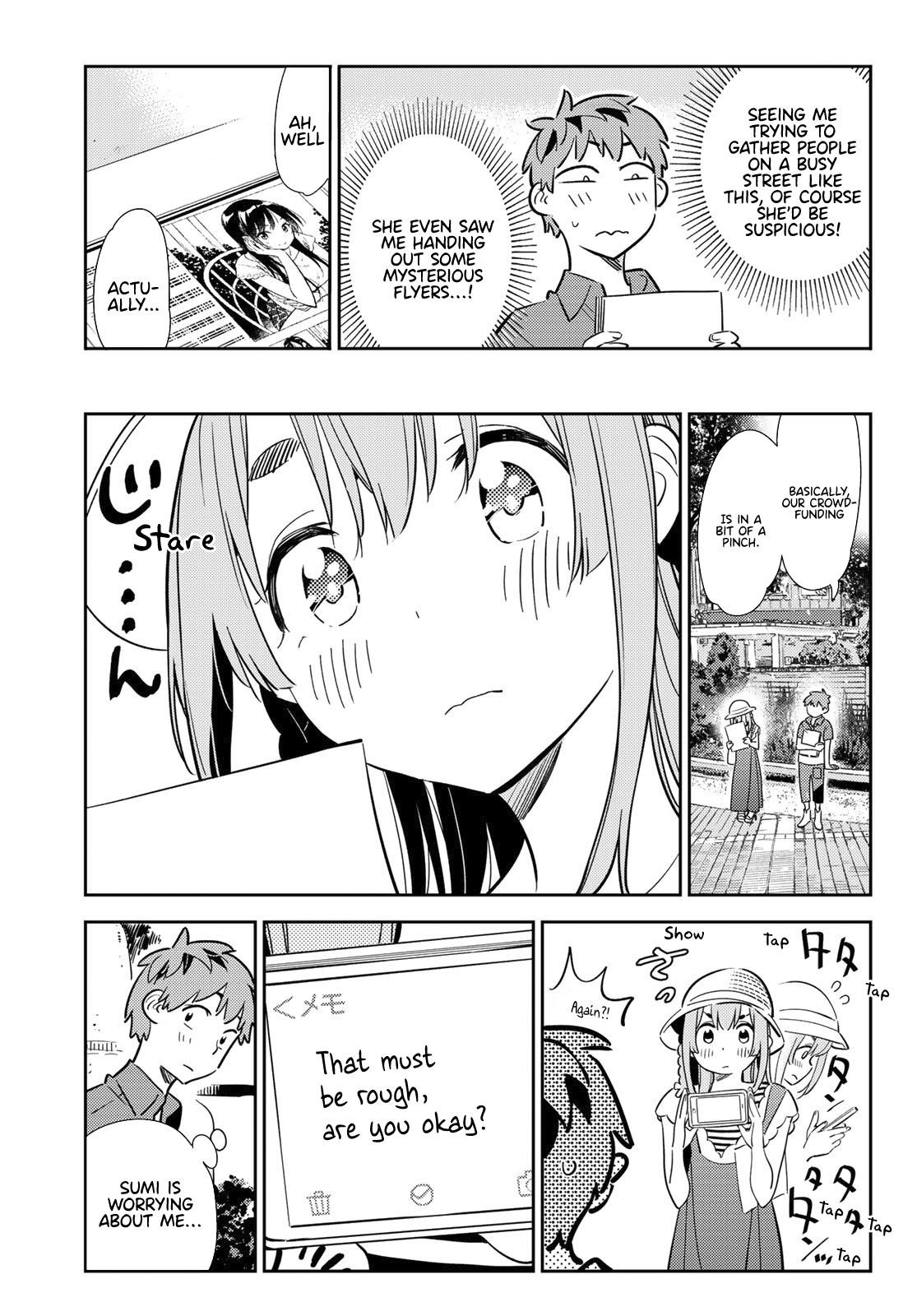 Kanojo, Okarishimasu Chapter 120 page 10 - Chapter 120: The Girlfriend, and Handing Out Flyers