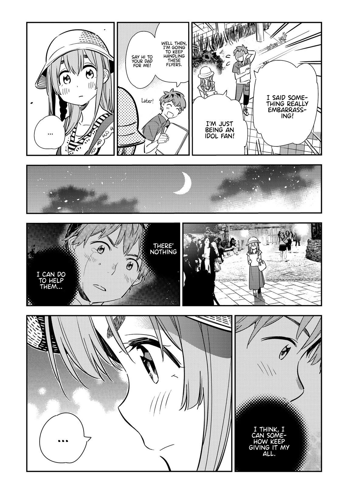 Kanojo, Okarishimasu Chapter 120 page 12 - Chapter 120: The Girlfriend, and Handing Out Flyers