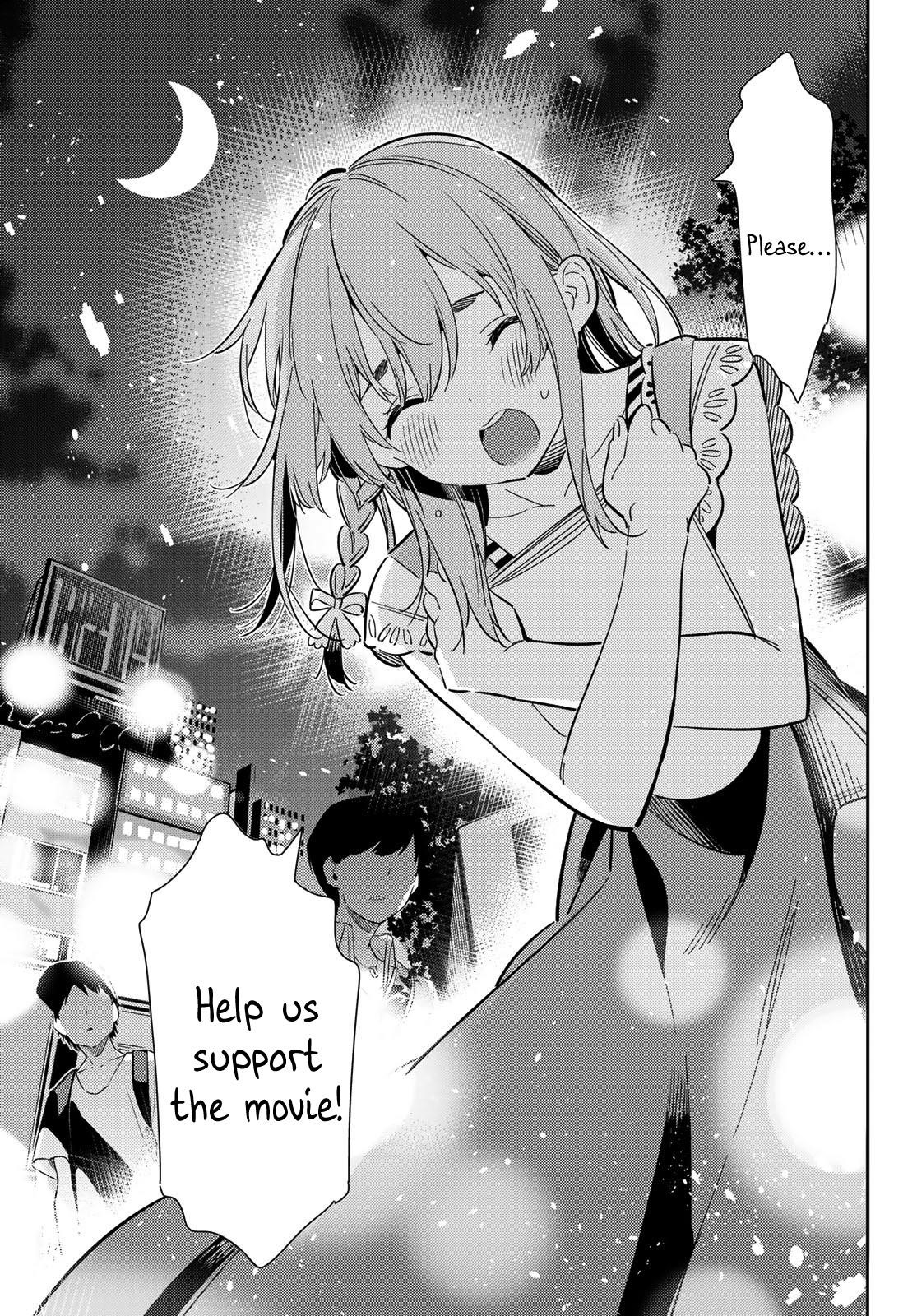 Kanojo, Okarishimasu Chapter 120 page 16 - Chapter 120: The Girlfriend, and Handing Out Flyers