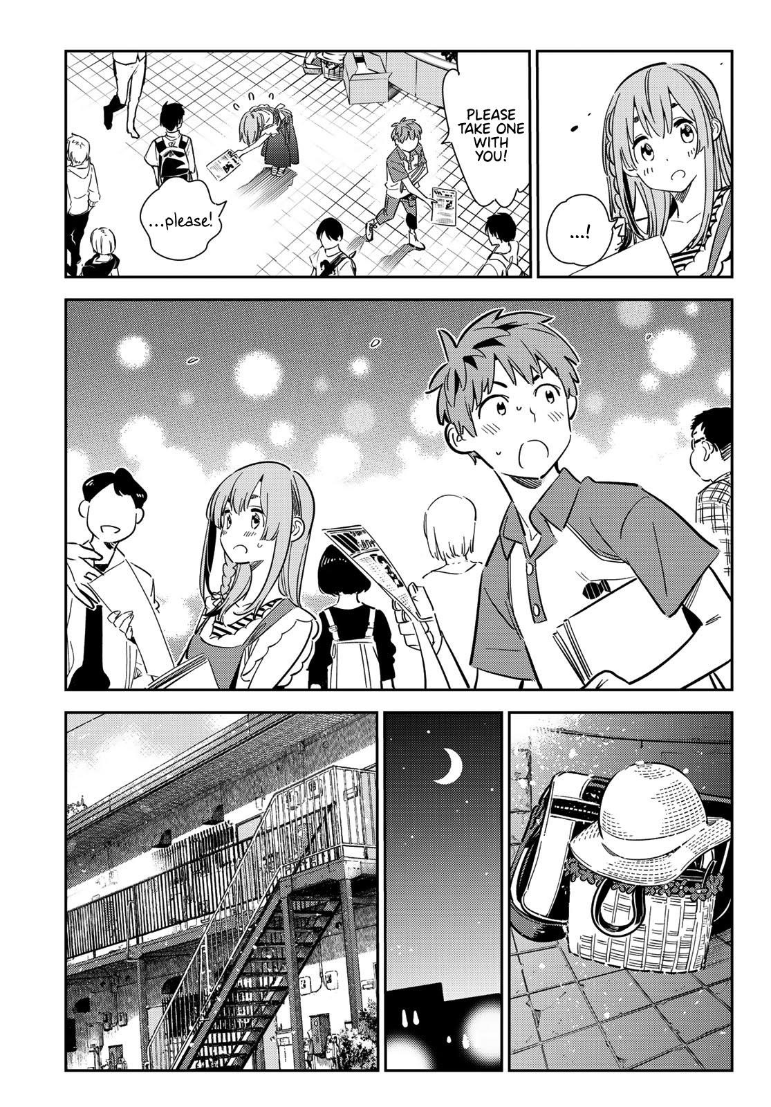Kanojo, Okarishimasu Chapter 120 page 18 - Chapter 120: The Girlfriend, and Handing Out Flyers