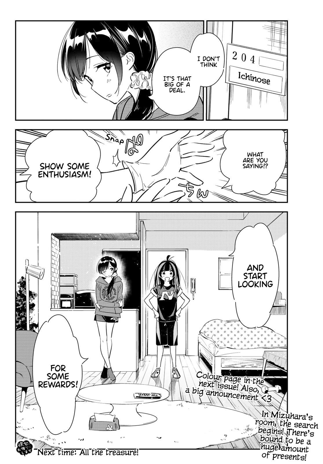 Kanojo, Okarishimasu Chapter 120 page 19 - Chapter 120: The Girlfriend, and Handing Out Flyers