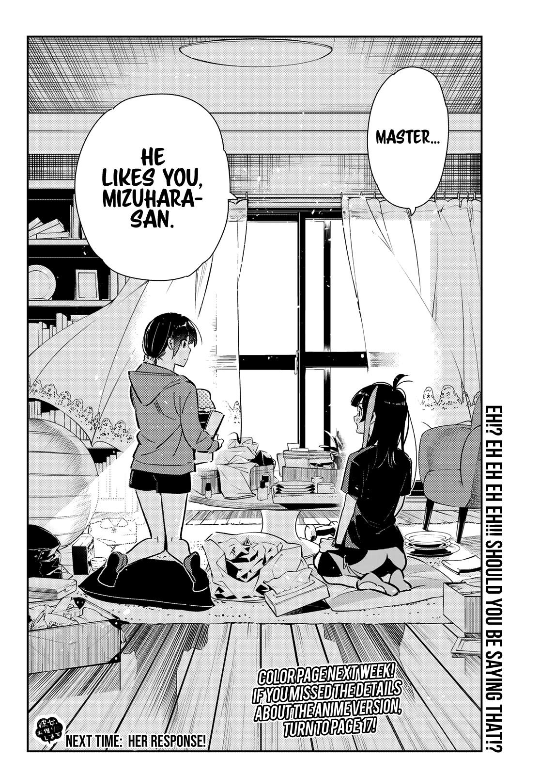Kanojo, Okarishimasu Chapter 121 page 20 - Chapter 121: The Girlfriend, and Room 204
