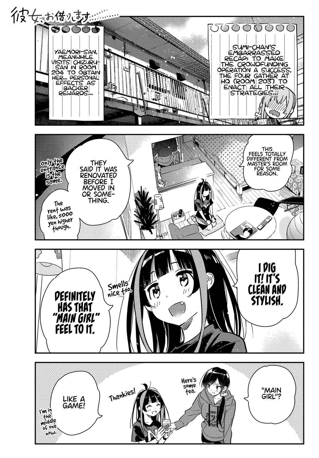 Kanojo, Okarishimasu Chapter 121 page 3 - Chapter 121: The Girlfriend, and Room 204