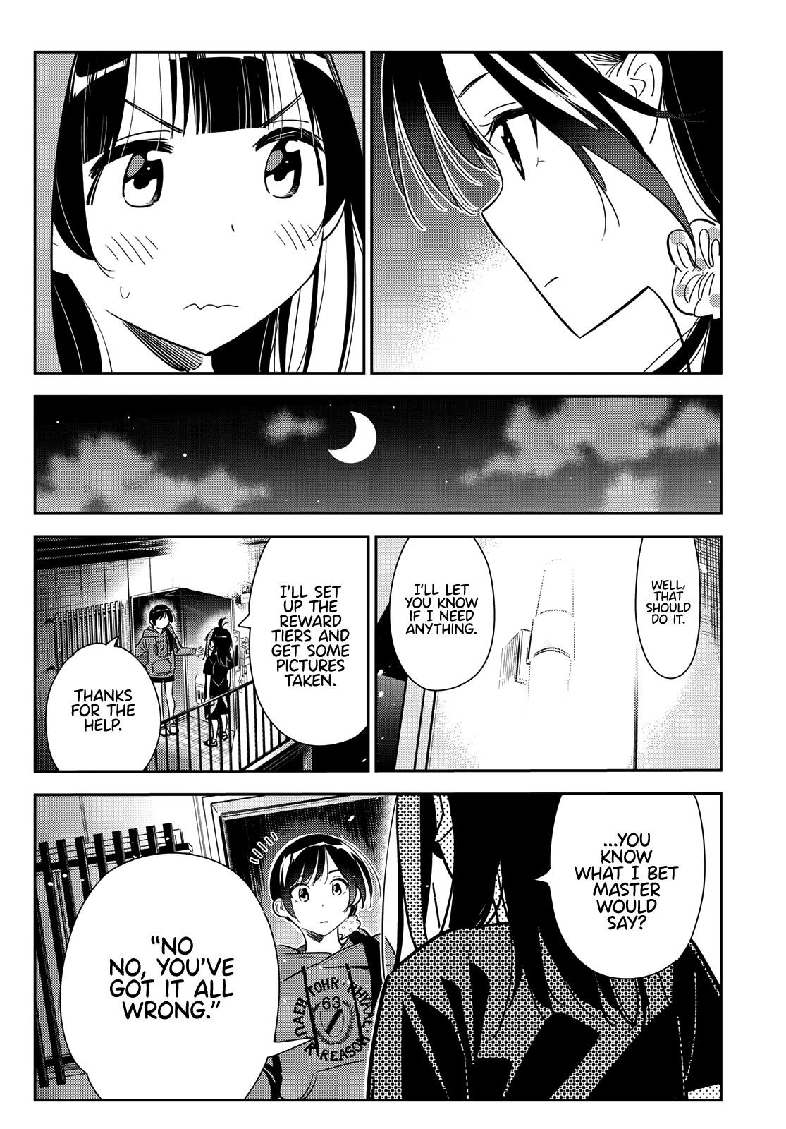 Kanojo, Okarishimasu Chapter 122 page 12 - Chapter 122: The Girlfriend, and Room 204 ②