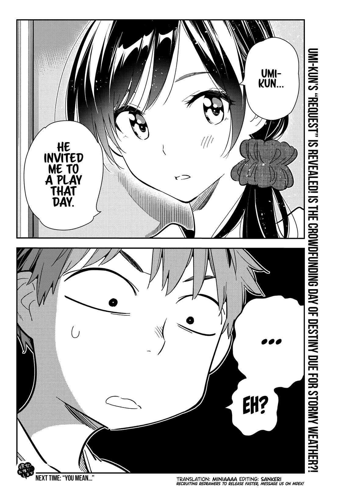 Kanojo, Okarishimasu Chapter 123 page 19 - Chapter 123: The Girlfriend and the Last Day ①