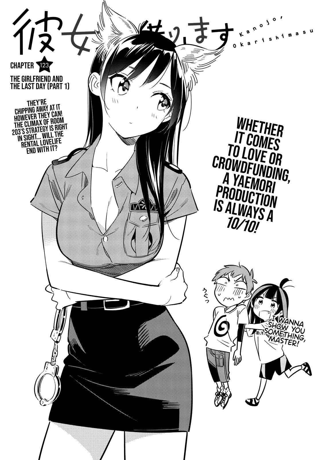 Kanojo, Okarishimasu Chapter 123 page 3 - Chapter 123: The Girlfriend and the Last Day ①