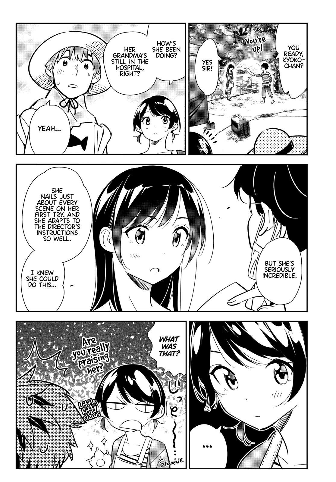 Kanojo, Okarishimasu Chapter 129 page 10 - Chapter 129: The Girlfriend and Filming ①