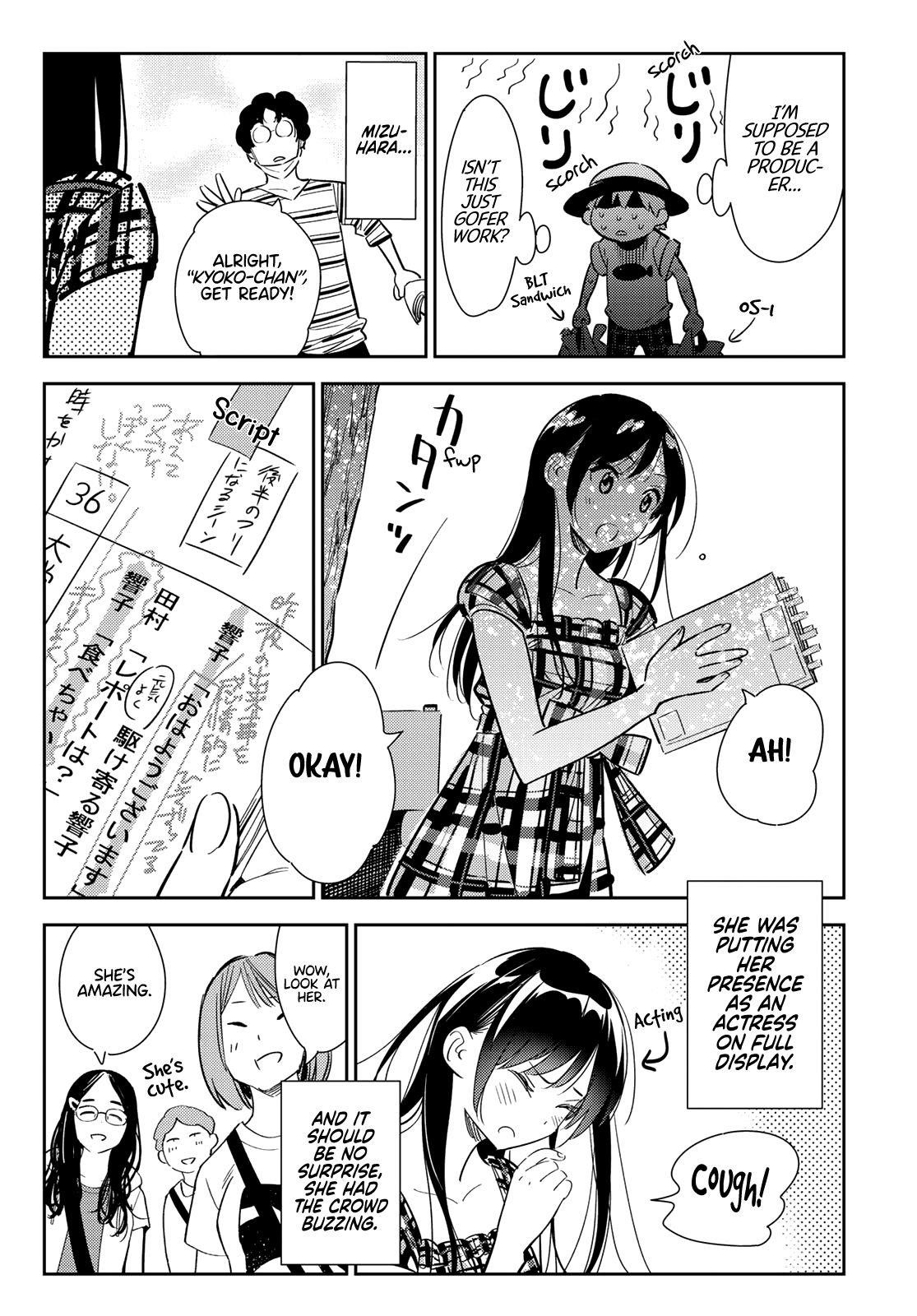 Kanojo, Okarishimasu Chapter 129 page 4 - Chapter 129: The Girlfriend and Filming ①