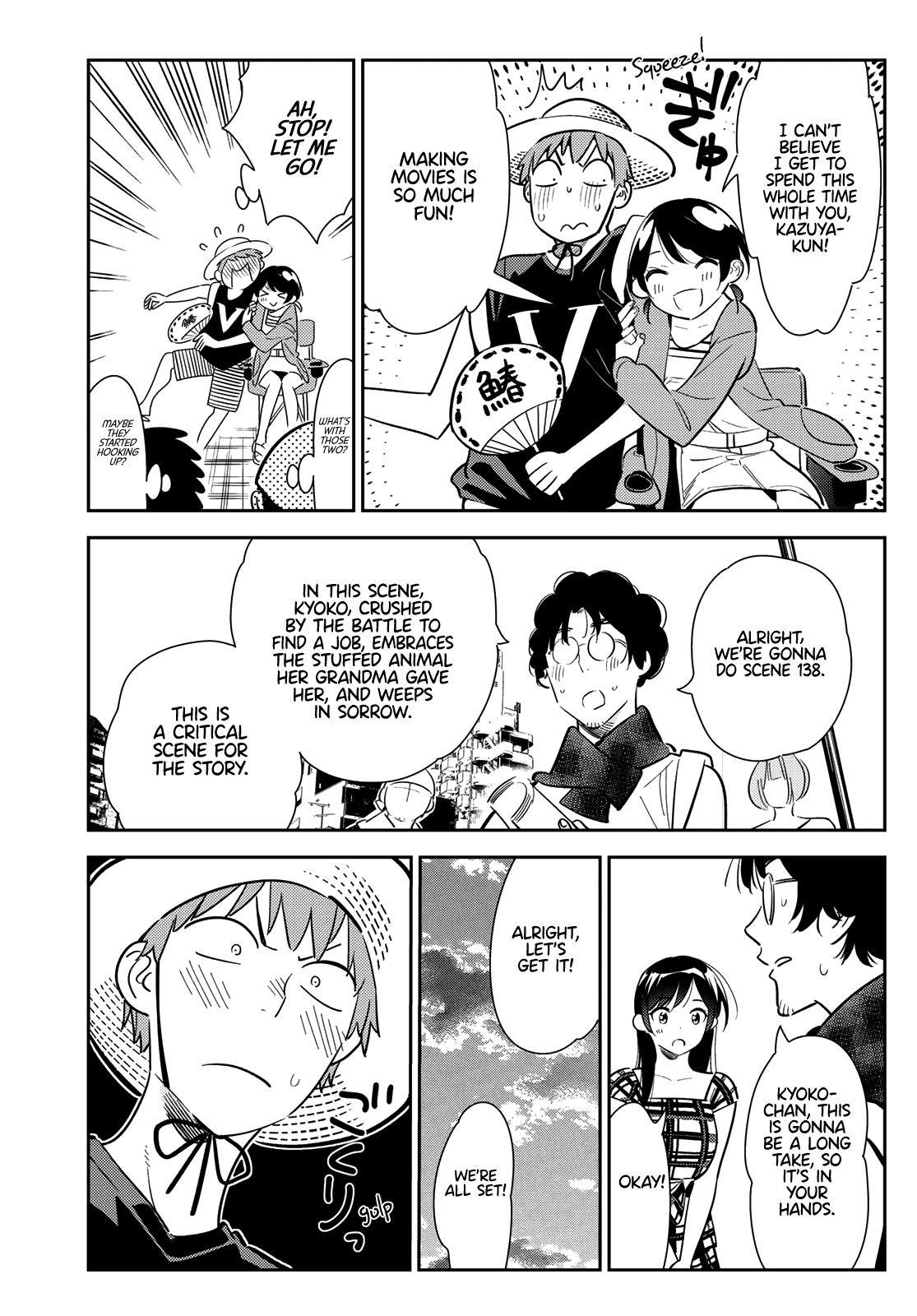 Kanojo, Okarishimasu Chapter 130 page 3 - Chapter 130: The Girlfriend and Filming ②