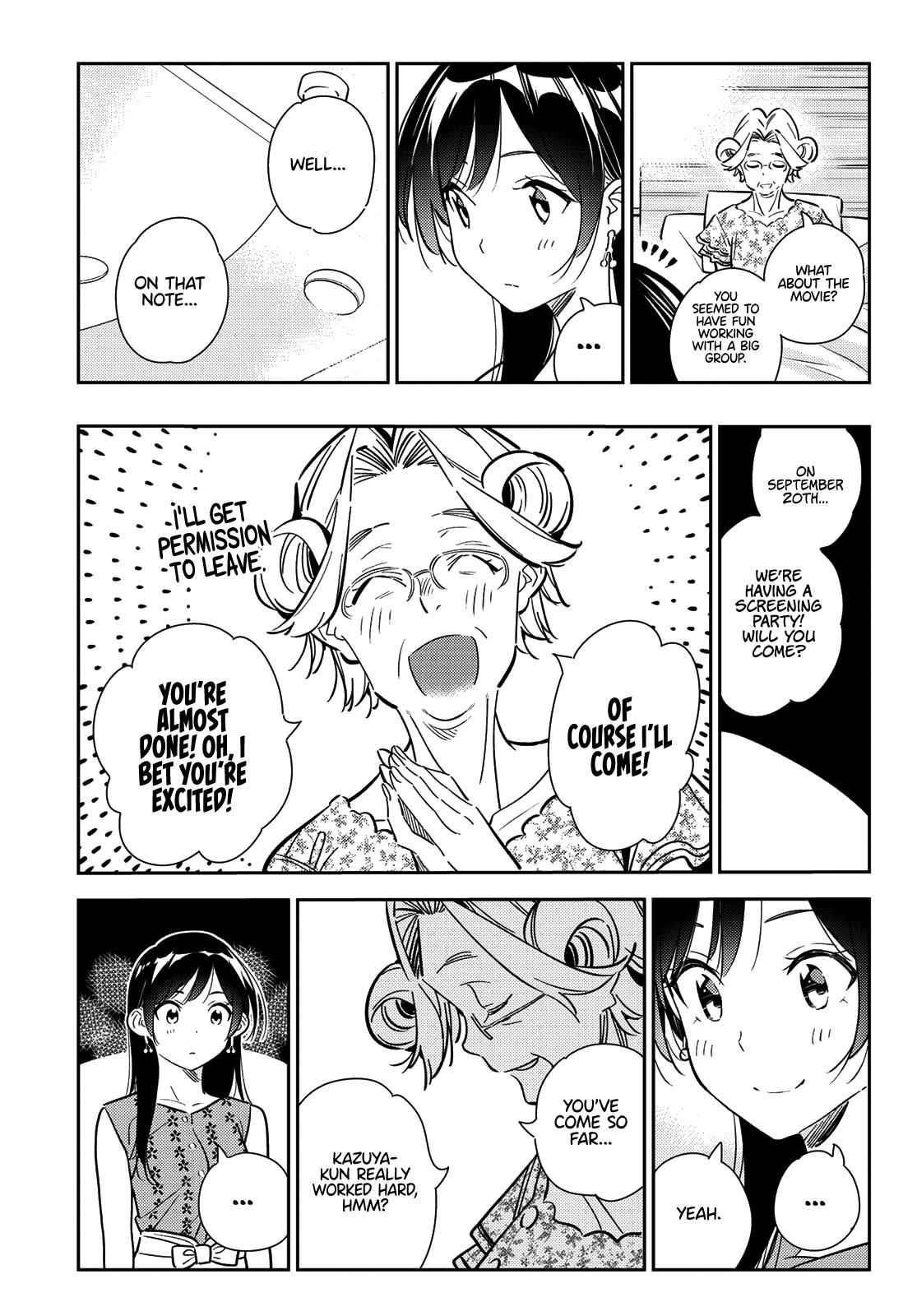 Kanojo, Okarishimasu Chapter 143 page 15 - Chapter 143: The Girlfriend and the Seedling