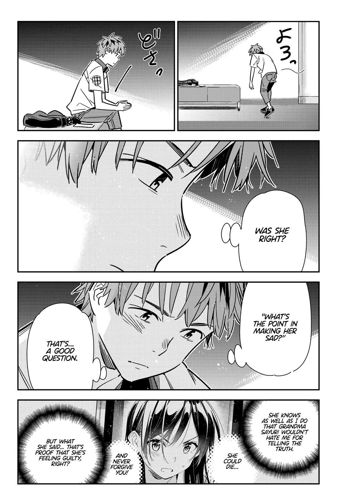 Kanojo, Okarishimasu Chapter 148 page 15 - Chapter 148: The Girlfriend and Lies, Part 2