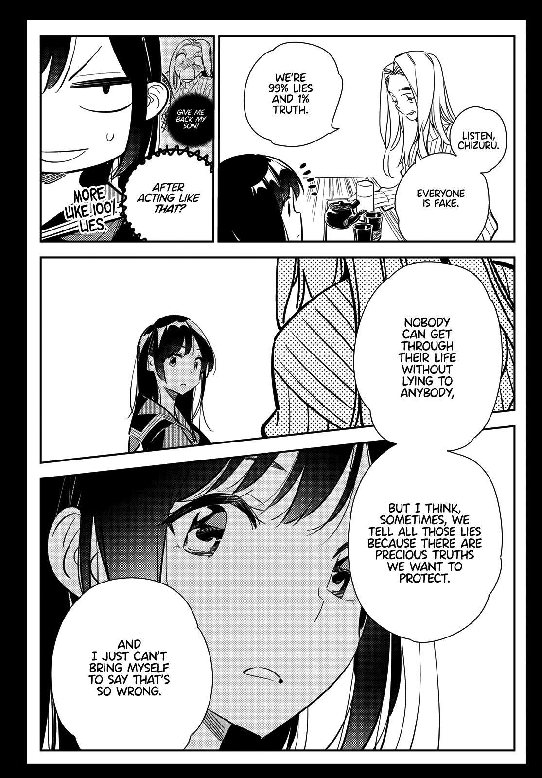 Kanojo, Okarishimasu Chapter 150 page 10 - Chapter 150: The Girlfriend and Lies, Part 3